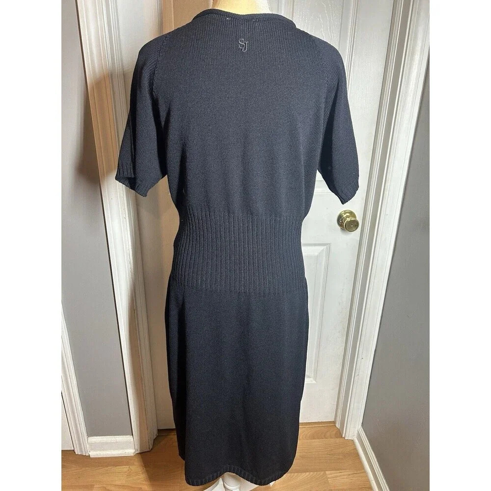 St John Sport Women’s Size Large Dress Santana Knit Wool Blend - Picture 8 of 12